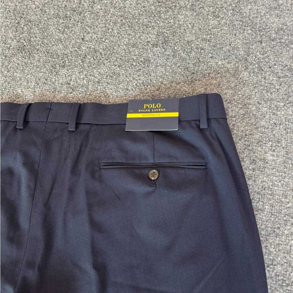 Polo Ralph Lauren Men’s Navy Blue Stretch Straigh Modern Fit Chino Pants 52X47‎